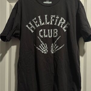 Stranger Things Black Hellfire Club T-Shirt